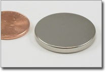 D25x3mm N38 NiCuNi Plated Disc Magnet