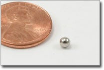 D3mm N38 Nickel Plated Sphere Magnet