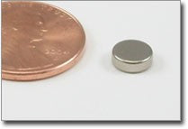 D6x2mm N38 NiCuNi Plated Disc Magnet