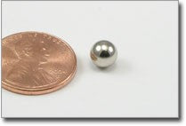 D6mm N38 Nickel Plated Sphere Magnet